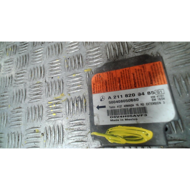 Boitier air bag MERCEDES CLASSE E 211 Photo n°2