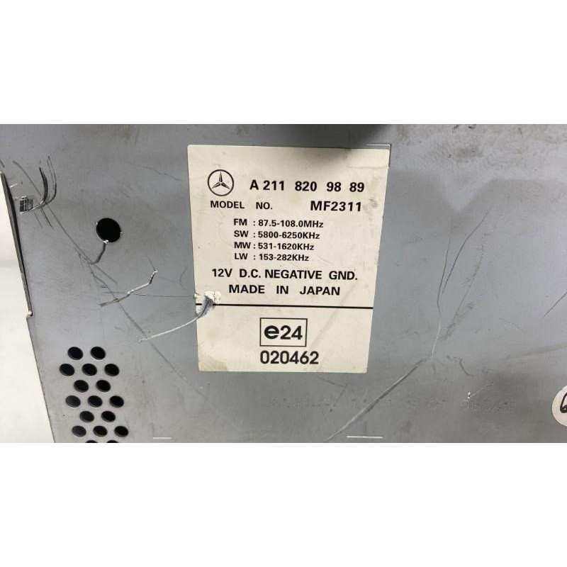 Autoradio d'origine MERCEDES CLASSE E 211 Photo n°3