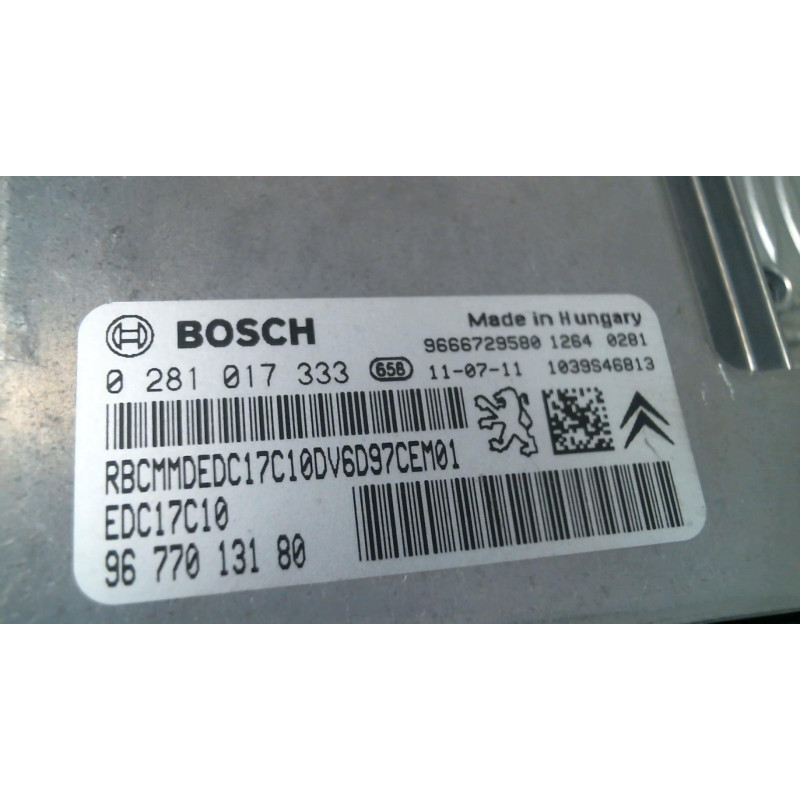 Calculateur moteur PEUGEOT 308 1 Photo n°1