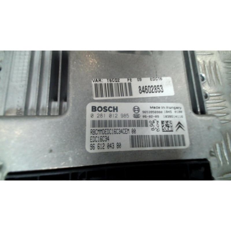 Calculateur moteur PEUGEOT 307 Photo n°2