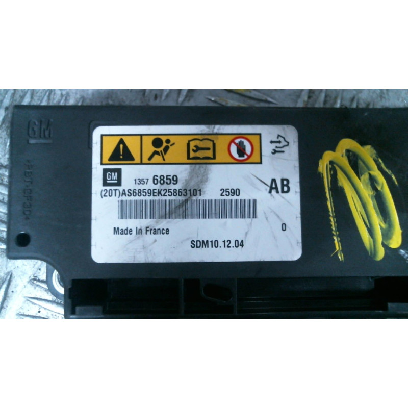 Boitier air bag OPEL MERIVA B Photo n°2