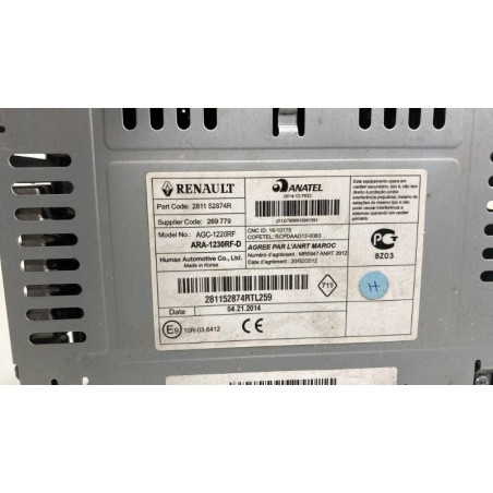 Autoradio d'origine RENAULT CLIO 4