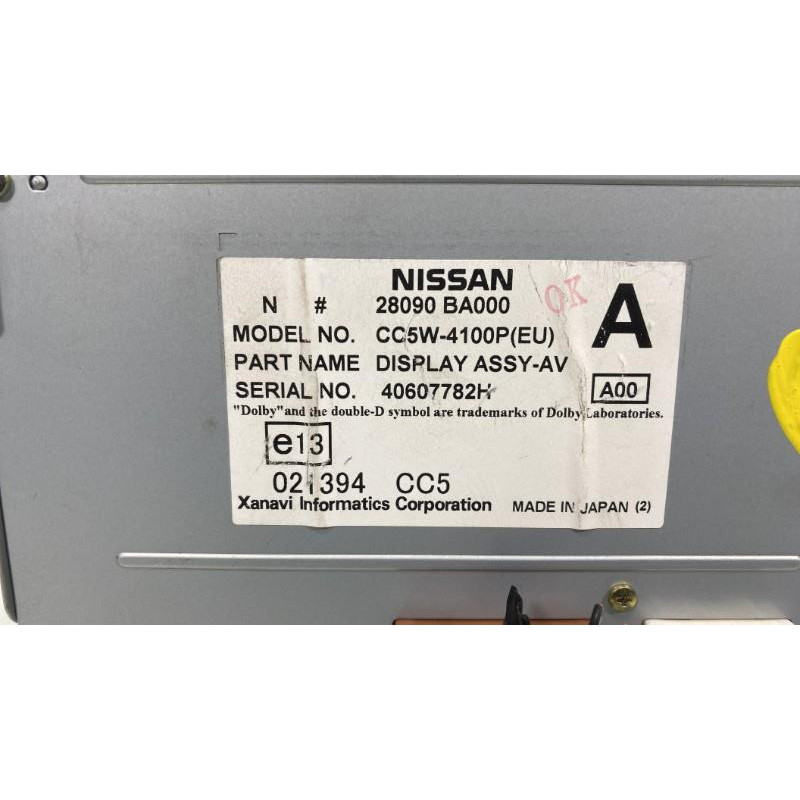 Ecran GPS NISSAN PRIMERA 4 Photo n°1