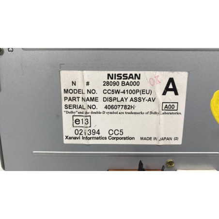 Ecran GPS NISSAN PRIMERA 4 Photo n°1