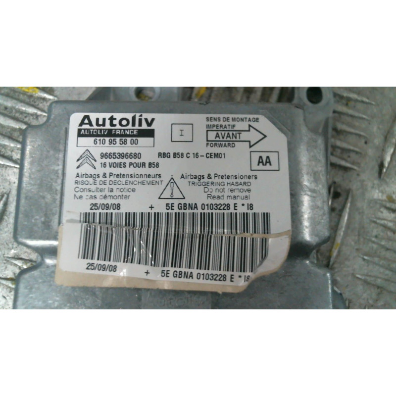 Boitier air bag CITROEN C4 PICASSO 1 Photo n°3
