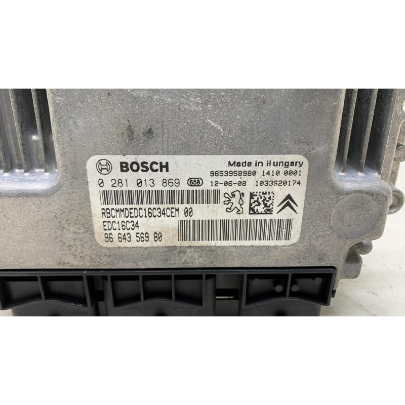 Calculateur moteur CITROEN C4 PICASSO 1 Photo n°2
