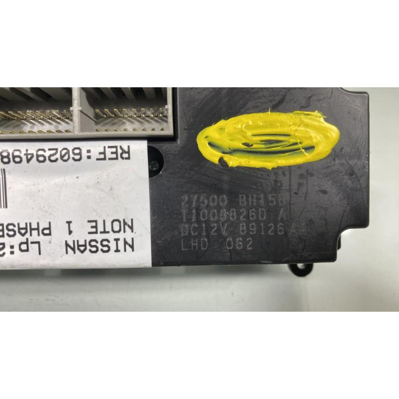 Commande chauffage NISSAN NOTE 1 Photo n°3