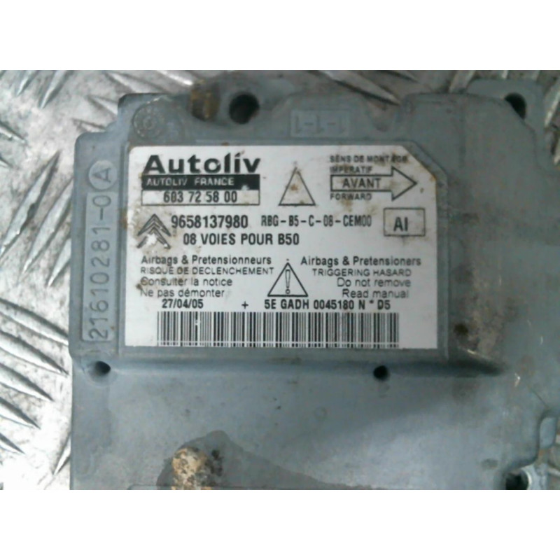 Boitier air bag CITROEN C4 1 Photo n°1