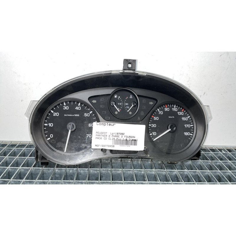 Compteur PEUGEOT PARTNER 2 Photo n°2