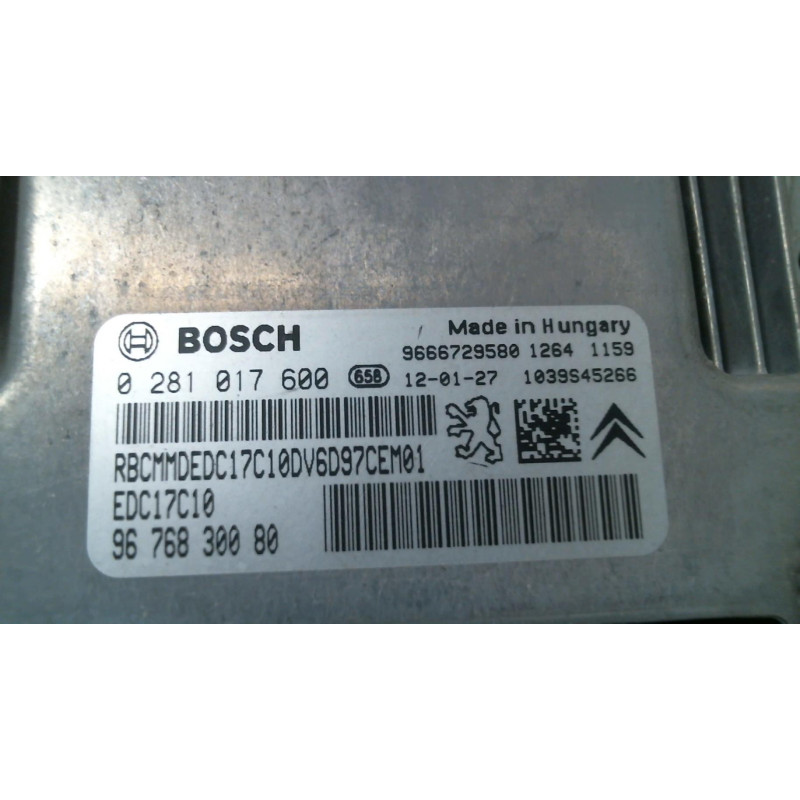 Calculateur moteur CITROEN BERLINGO 2 Photo n°1