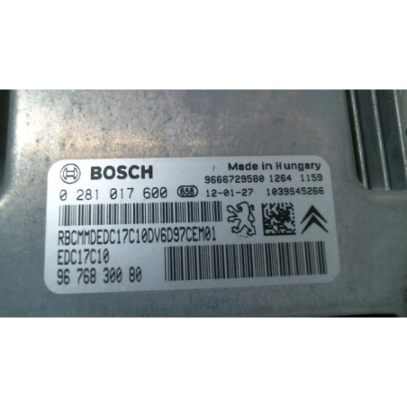 Calculateur moteur CITROEN BERLINGO 2 Photo n°1