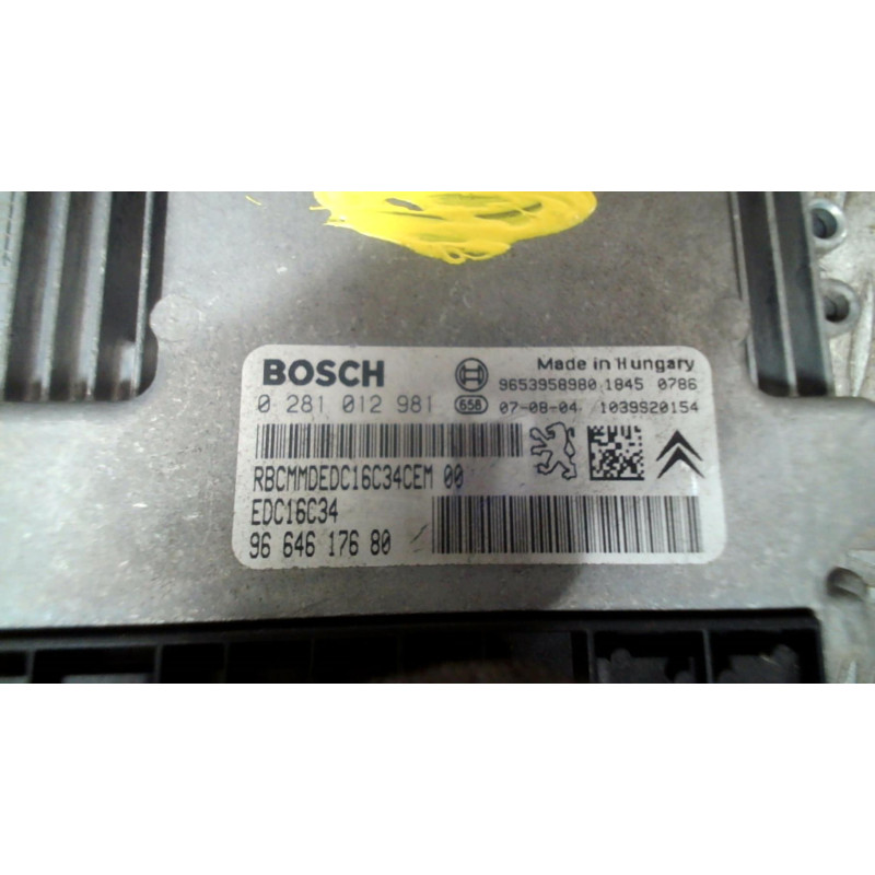 Calculateur moteur CITROEN C4 GRAND PICASSO 1 Photo n°2