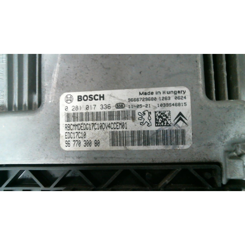 Calculateur moteur CITROEN C3 2 Photo n°3