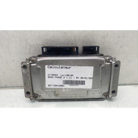 Calculateur moteur CITROEN SAXO Photo n°1