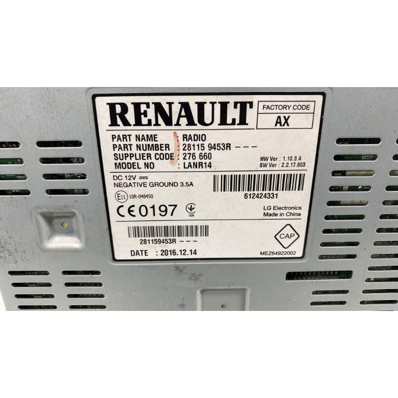 Autoradio d'origine RENAULT MEGANE 4 Photo n°3