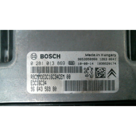 Calculateur moteur CITROEN C4 PICASSO 1 Photo n°1