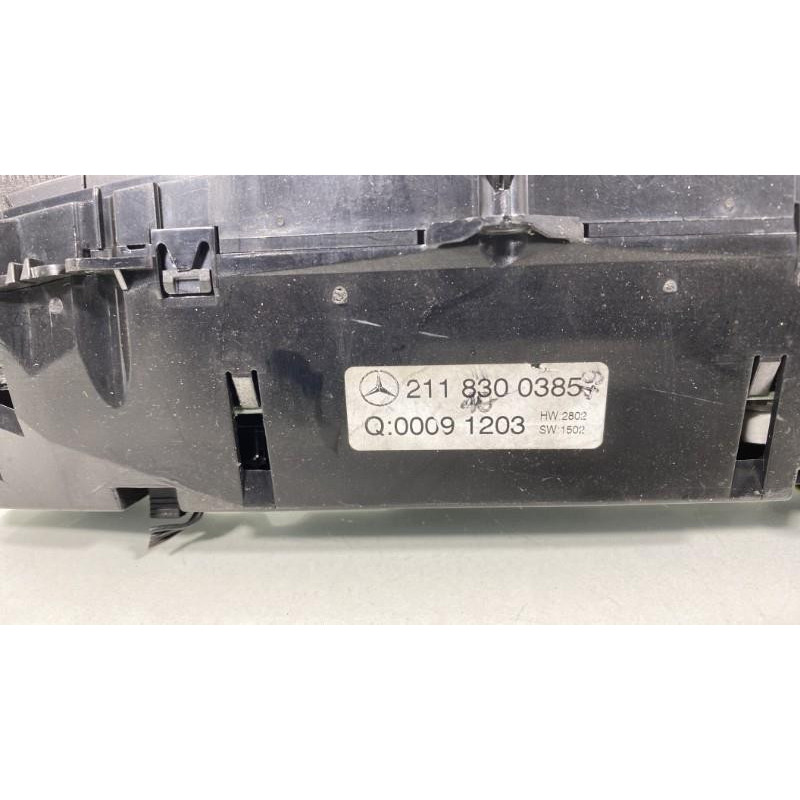 Commande chauffage MERCEDES CLASSE E 211 Photo n°1
