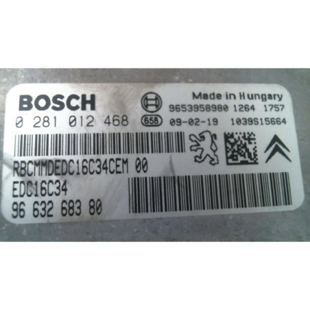 Calculateur moteur CITROEN XSARA PICASSO Photo n°1