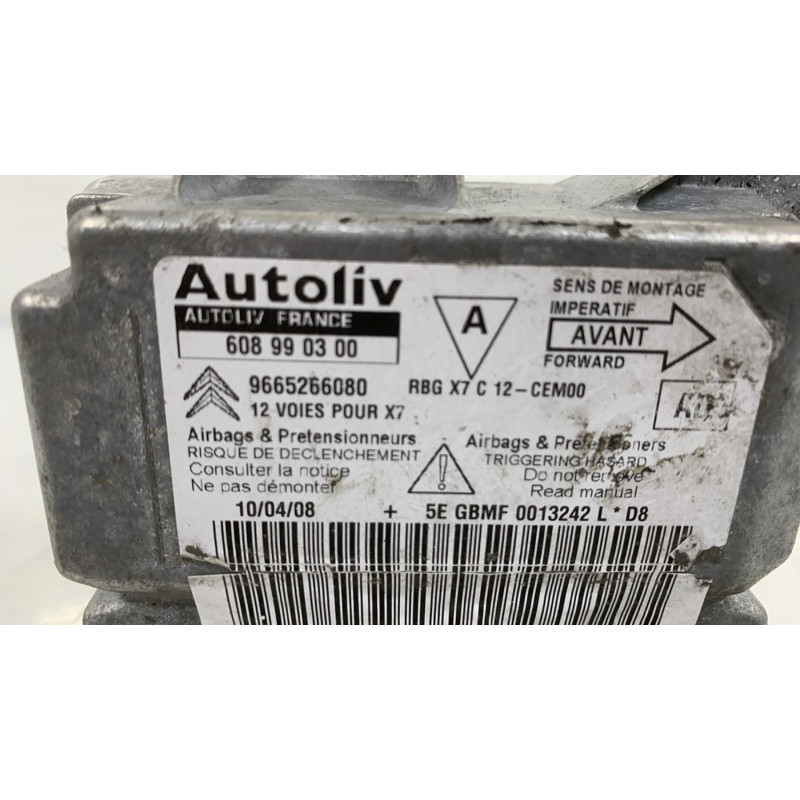 Boitier air bag CITROEN C5 2 Photo n°2