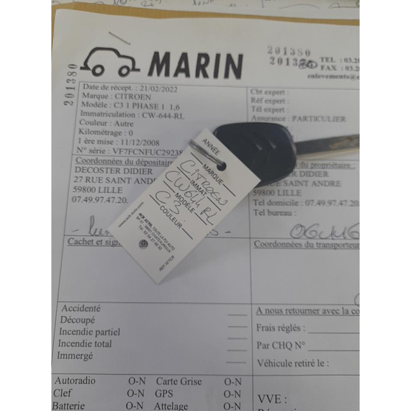 Compteur CITROEN C3 1 Photo n°9