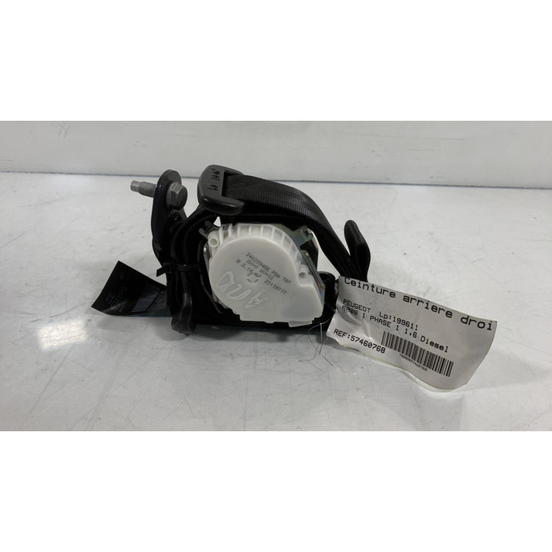 Ceinture arriere droit PEUGEOT 5008 1 Photo n°3