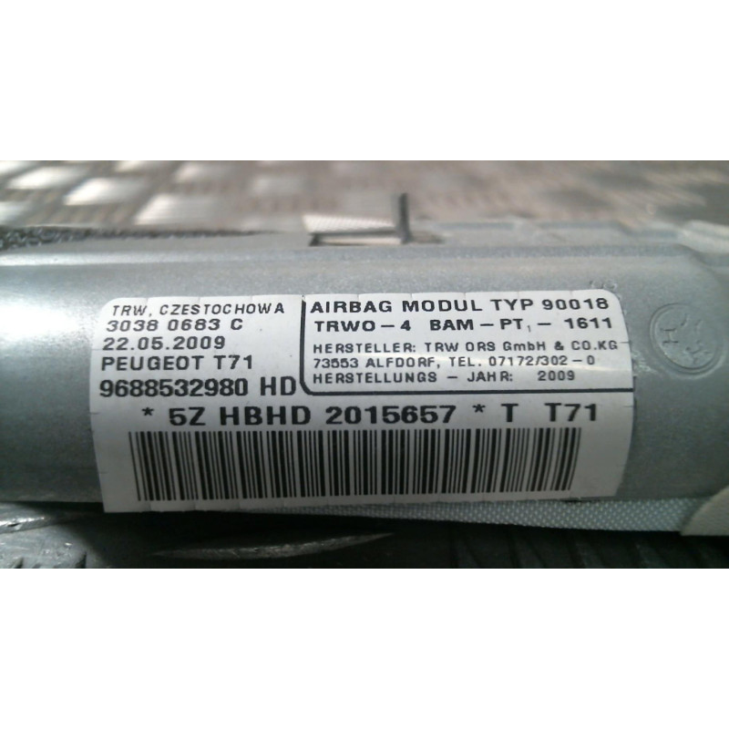 Air bag rideau gauche PEUGEOT 308 1 SW Photo n°3