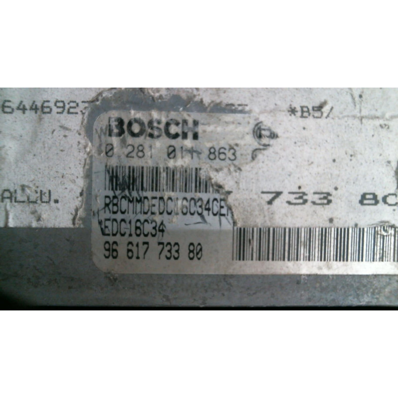 Calculateur moteur CITROEN C4 1 Photo n°2