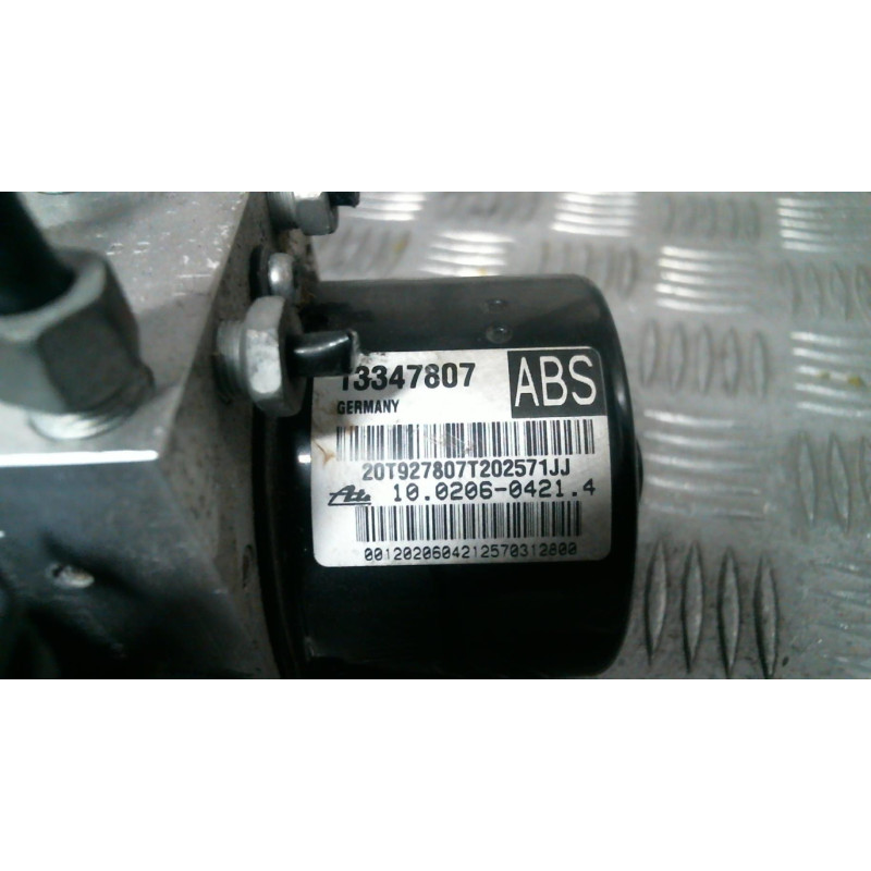 Bloc ABS (freins anti-blocage) OPEL ASTRA J Photo n°2