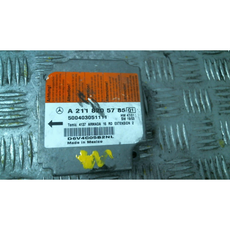 Boitier air bag MERCEDES CLASSE E 211 Photo n°1