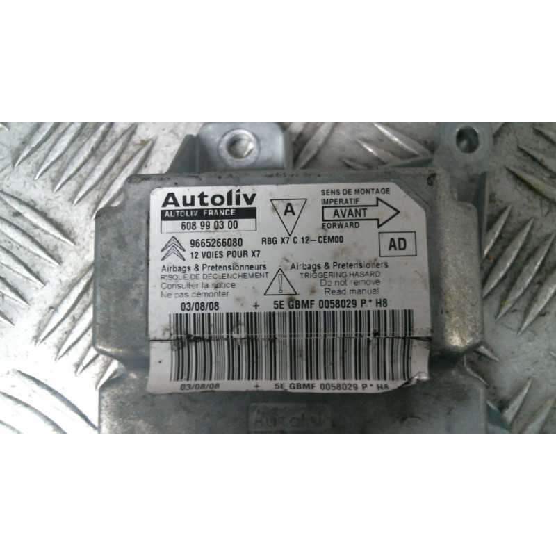 Boitier air bag CITROEN C5 2 Photo n°2