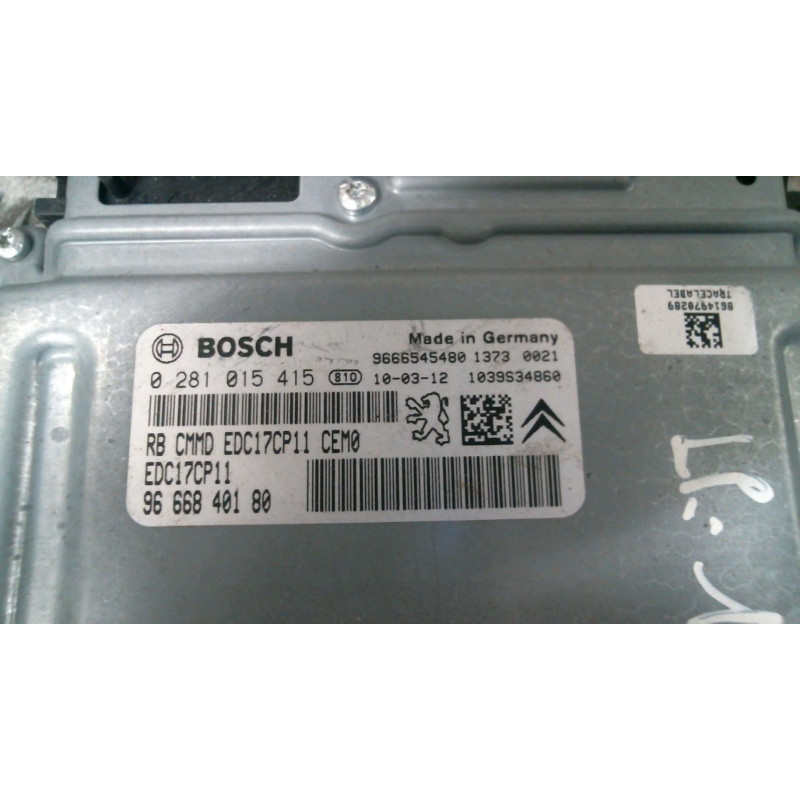 Calculateur moteur CITROEN C6 Photo n°1
