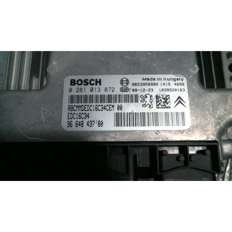 Calculateur moteur CITROEN C5 2 Photo n°1