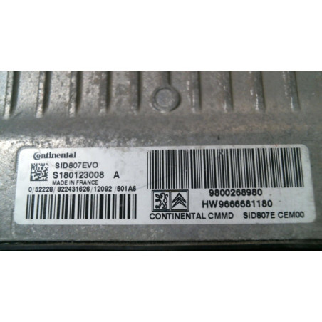 Calculateur moteur PEUGEOT 207 Photo n°1