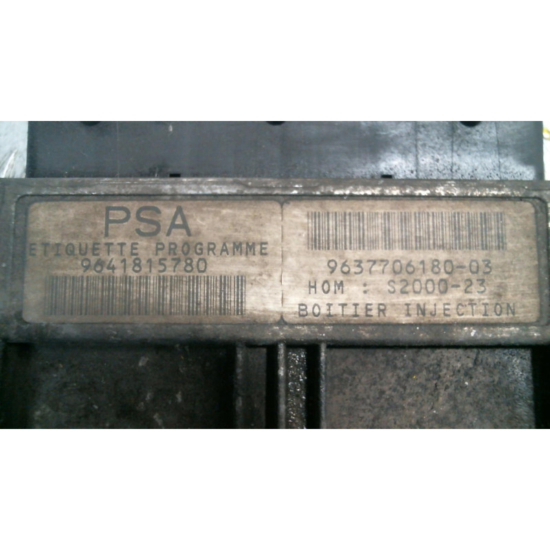 Calculateur moteur PEUGEOT 206 Photo n°2