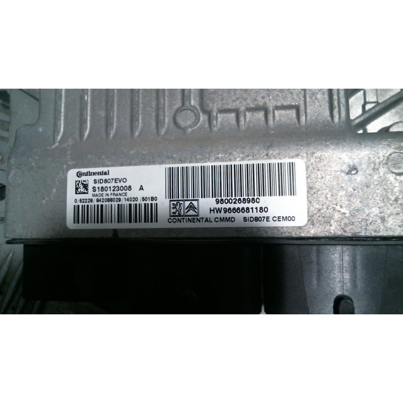 Calculateur moteur PEUGEOT PARTNER 2 Photo n°2