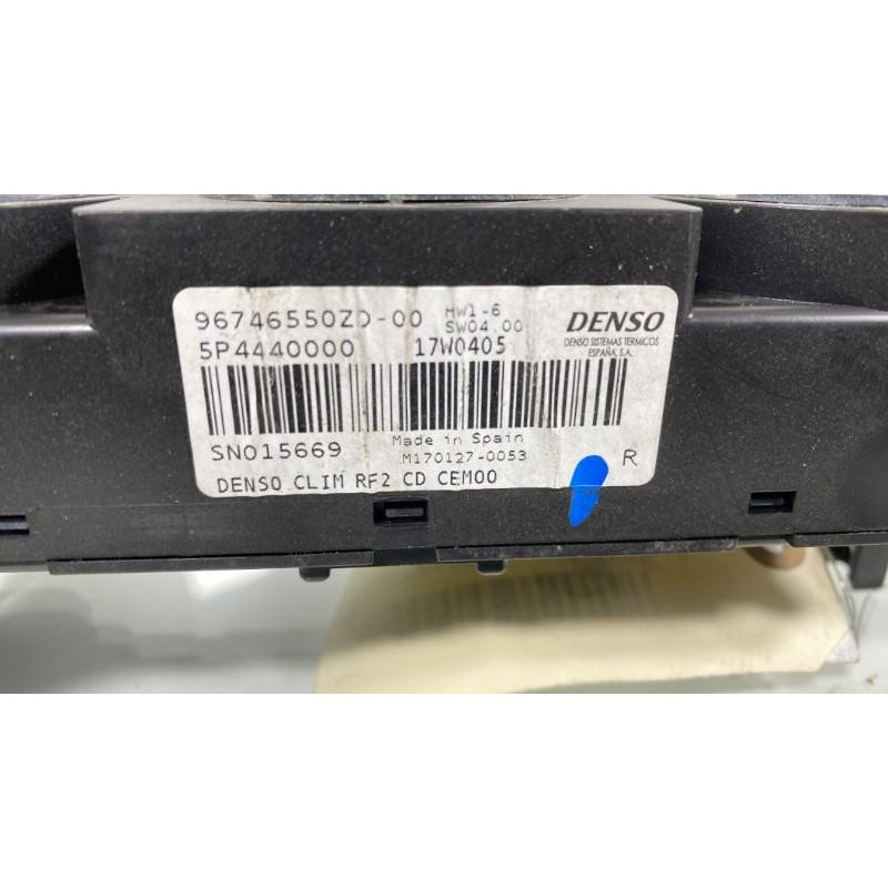 Commande chauffage CITROEN C-ELYSEE Photo n°3