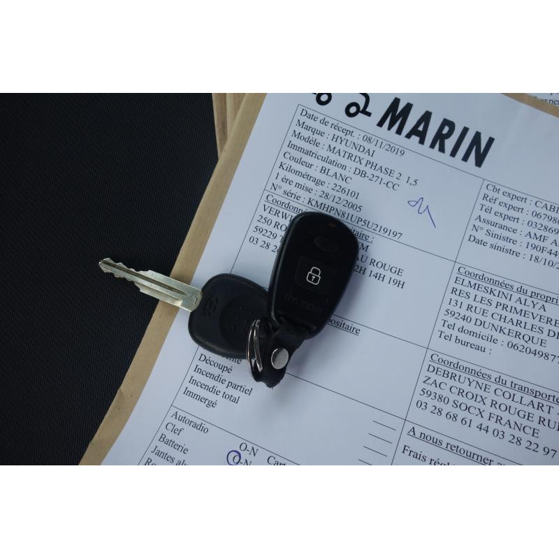 Serrure avant droit HYUNDAI MATRIX Photo n°10