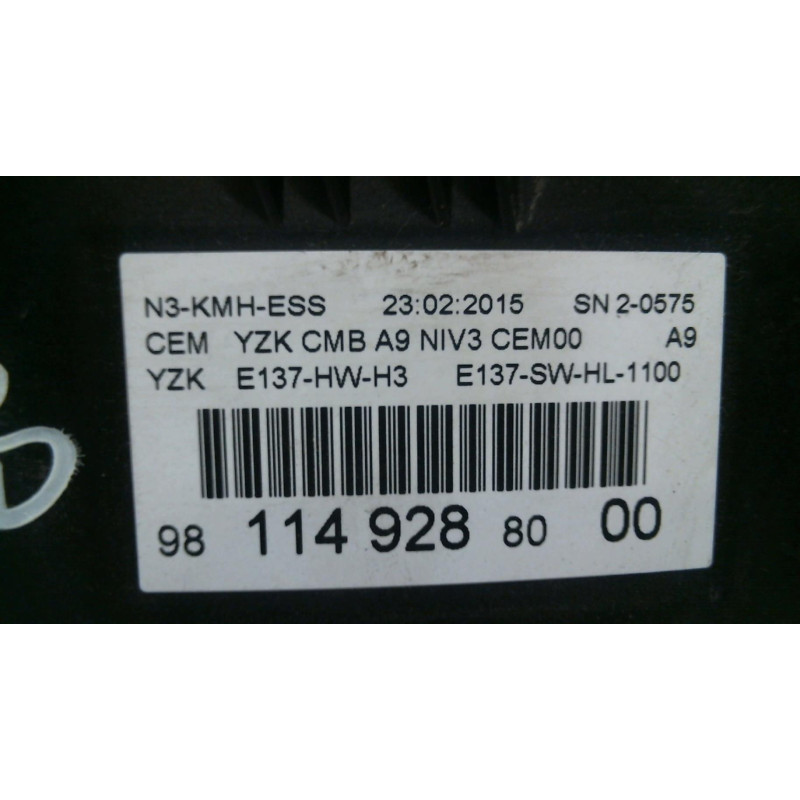 Compteur PEUGEOT 208 1 Photo n°3