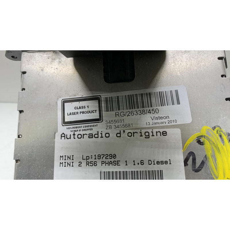 Autoradio d'origine MINI MINI 2 R56 Photo n°3
