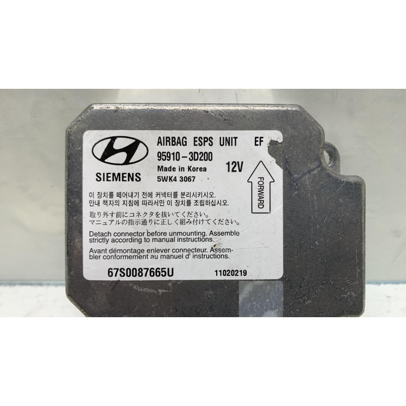 Boitier air bag HYUNDAI SONATA 4 Photo n°4