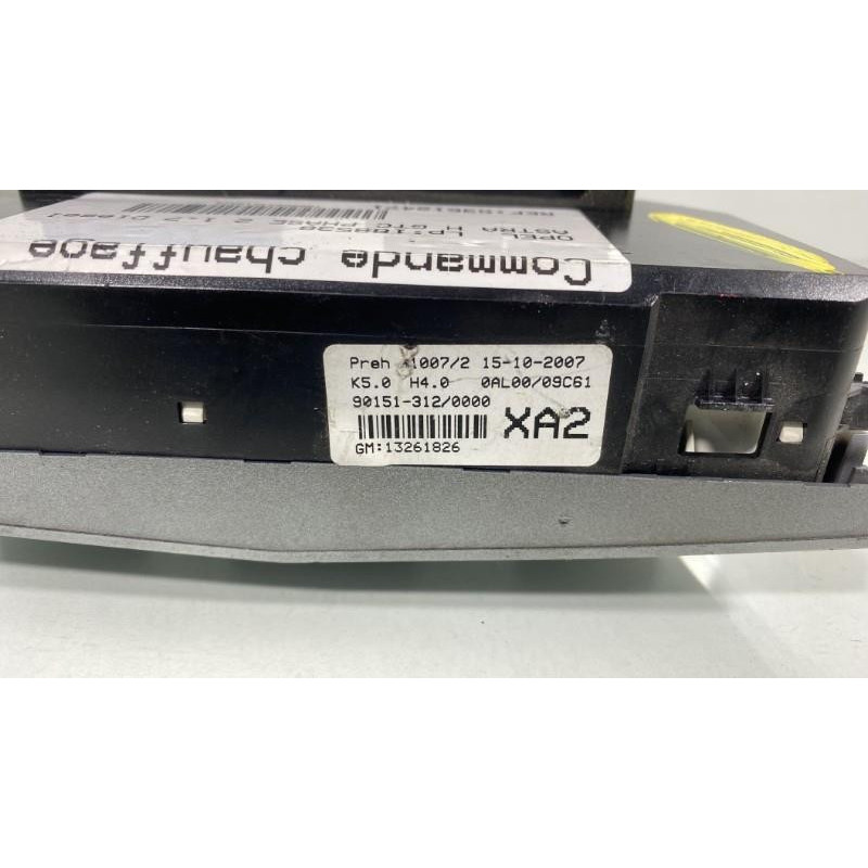Commande chauffage OPEL ASTRA H Photo n°1