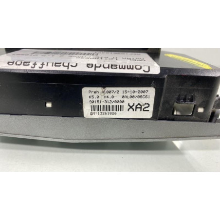 Commande chauffage OPEL ASTRA H Photo n°1