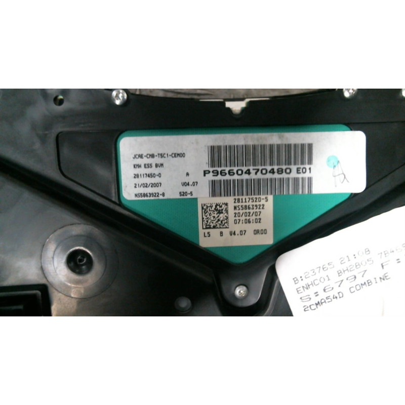 Compteur PEUGEOT 307 Photo n°1