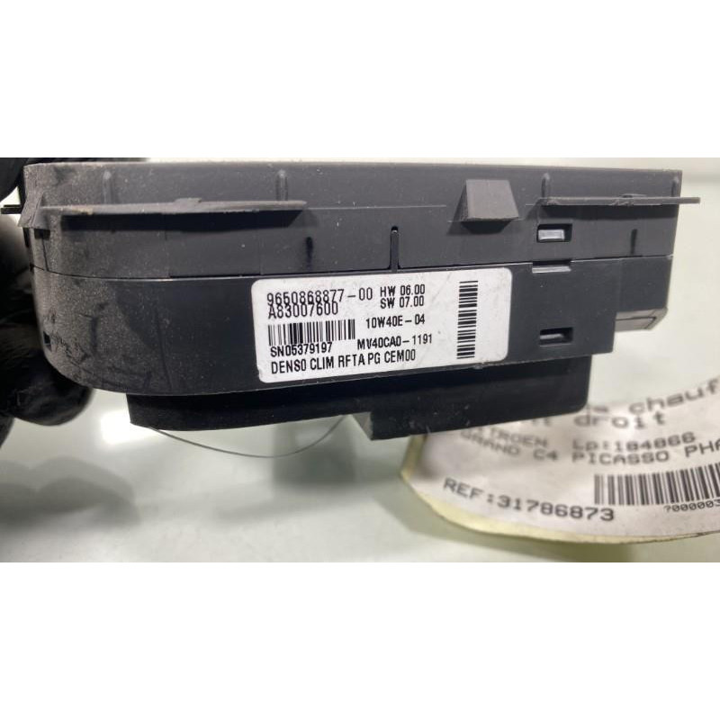 Commande chauffage CITROEN C4 GRAND PICASSO 1 Photo n°2