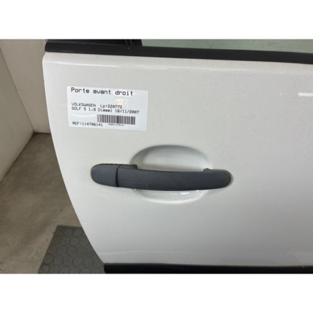 Porte avant droit VOLKSWAGEN GOLF 5