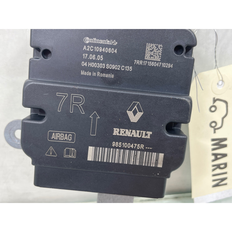 Boitier air bag RENAULT CAPTUR 1 Photo n°4