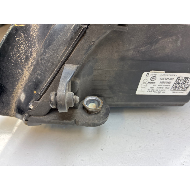 Optique avant principal droit (feux)(phare) VOLKSWAGEN GOLF 7 Photo n°8