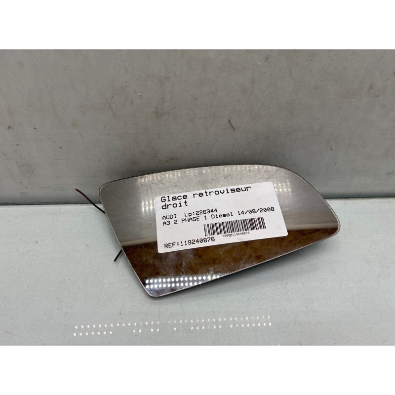 Glace retroviseur droit AUDI A3 2 Photo n°2