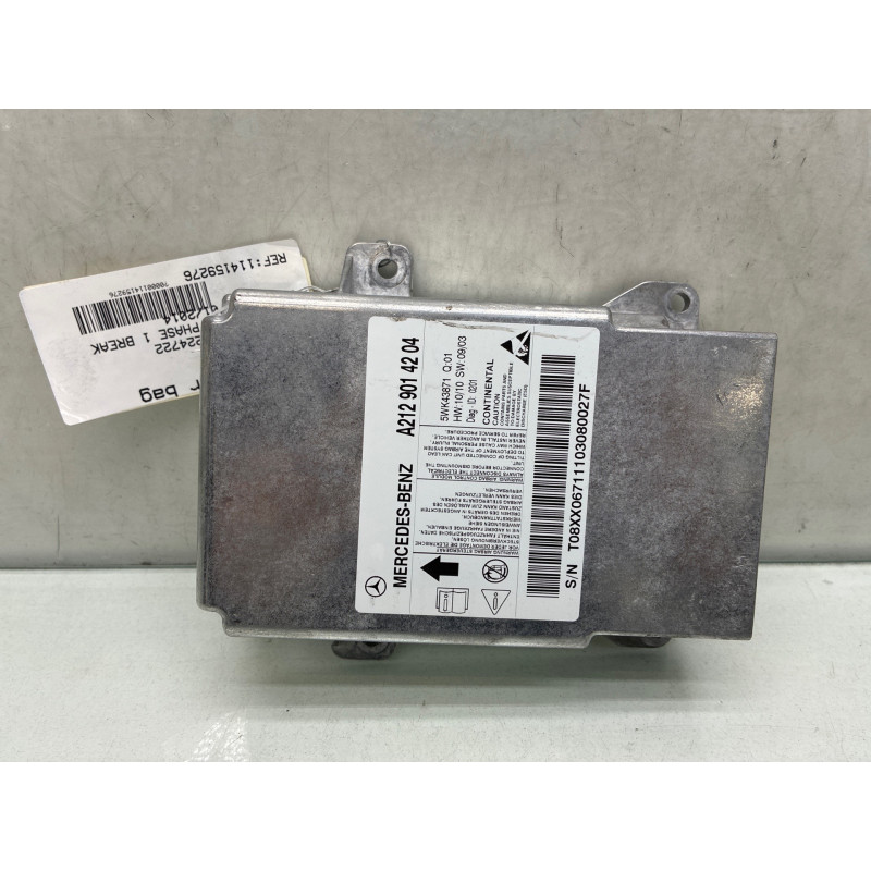 Boitier air bag MERCEDES CLASSE E 212 Photo n°3