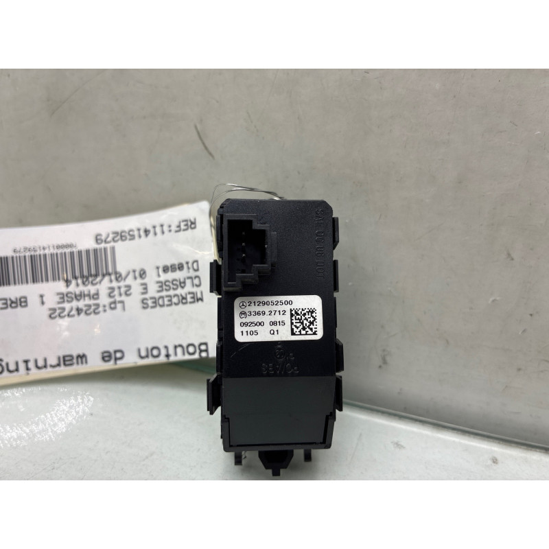 Bouton de warning MERCEDES CLASSE E 212 Photo n°1